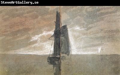 Joseph Mallord William Turner Sailing vessel at sea (mk31)